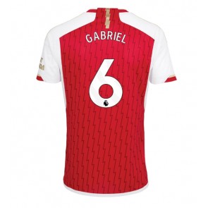 Arsenal Gabriel Magalhaes #6 Hemmatröja 2023-24 Kortärmad